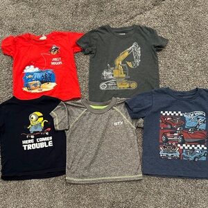Kids Graphic T-Shirt Set - Multicolor